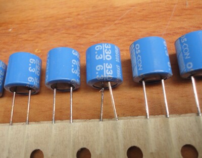 原装 日本 6.3V330UF 固态电容 SPRAGUE 思碧 铜引脚 10X10 105度