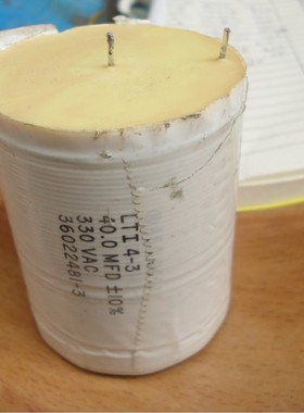 美国产 ASC 330VAC40UF 600V40UF 发烧 无极 音频 电容 48X57