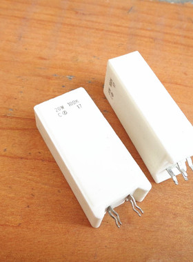 日本原产 NOBLE 无感水泥电阻 20W 10欧K 10W20欧 7W100欧 7W56欧