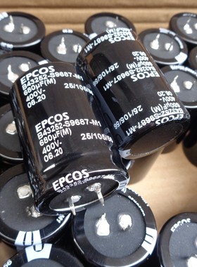 680UF 400V西门子EPCOS电源电容B43252S9687M001 400V680UF 35X50