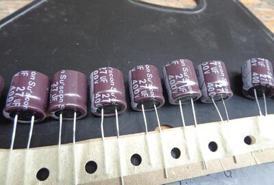 27UF 400V 台湾 SUSCON 高频低阻 SD 电源电容 400V27UF 12X16