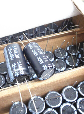 120UF 400V 台湾 SAMXON三信 KM 电源电容 400V120UF 16X30 105度