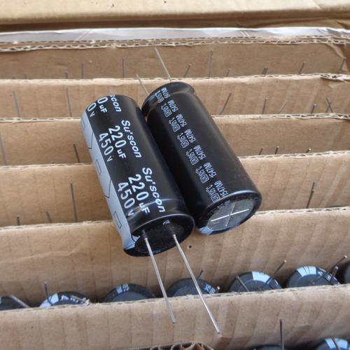 220UF 450V 台湾 SUSCON 冠坤 电源电容 450V220UF 20X50