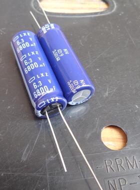 6800UF 6.3V 日本 黑金刚 LXZ 高频低阻 6.3V6800UF 12X40 105度