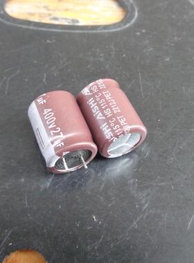 27UF 400V 艾华 AISHI 电源电容 HS 长寿命 400V27UF 12X16 105度