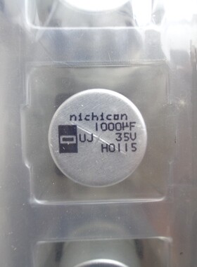 1000UF 35V 日本尼吉康 UJ 贴片电容 UUJ1V102M 35V1000UF 18X16