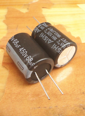 原装 AISHI 艾华 450V68UF 电源电容 WH 18X26 105度