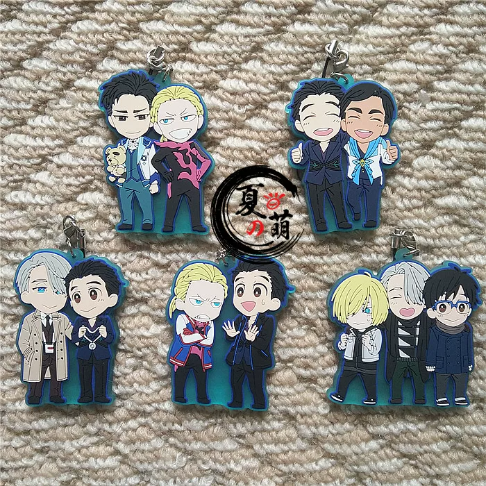[Spot] Yuri Yuri !!! On Ice мультиплеерная группа Ver. резиновый подвесной амулет
