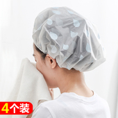防水浴帽成人沐浴帽女款 女士沐浴洗澡头套防尘厨房炒菜防油烟帽子