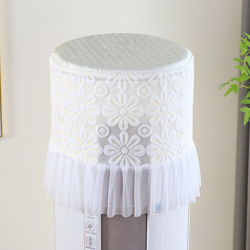 空调防尘罩立式圆柱形空调柜机家用空调罩套2025新款盖布开机不取