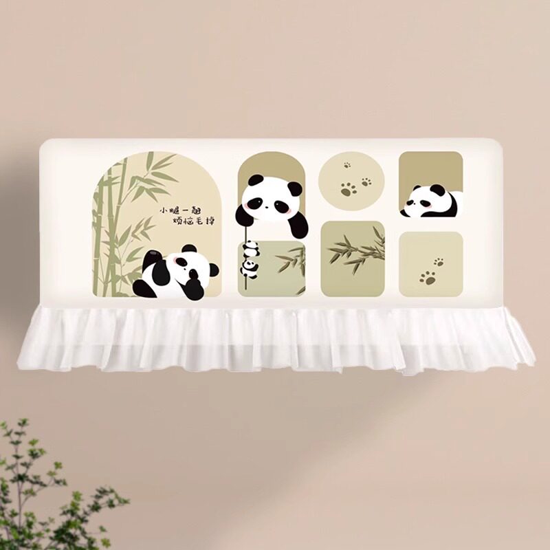 卧室空调防尘罩套挂式挂机全包通用防直吹月子挡风帘开机不取新款