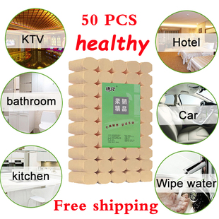 50 Rolls 4ply Wiper Paper Towel Kitchen Roll primary color