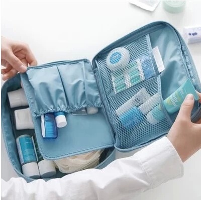 Men Women Travel Cosmetic Makeup Case Pouch Storage Wash Bag