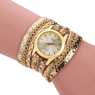 Fashion Women Ladies Analog Quartz Wrist Weaving New Watch