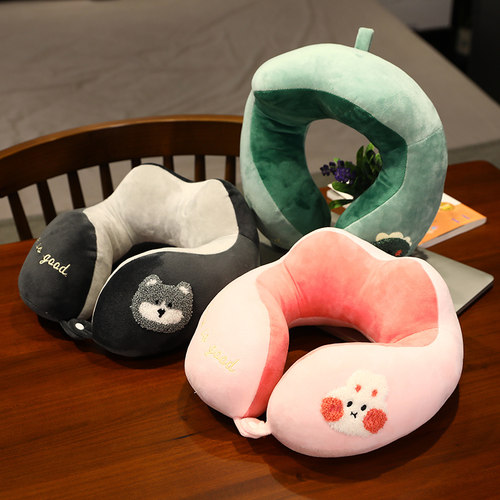 双驼峰U型枕飞机火车旅行护颈枕