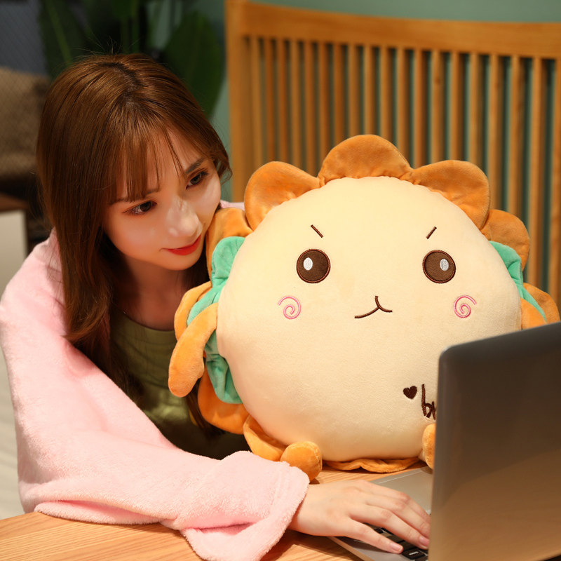 花朵吐司抱枕被子两用午睡枕暖手捂办公室靠垫被沙发客厅靠背枕,居家布艺,靠垫/抱枕,淘宝优惠券,粉丝福利购,淘宝优惠卷