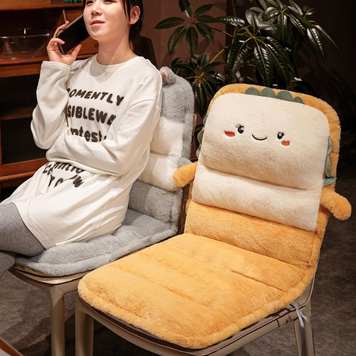 坐垫冬季靠背一体办公室靠垫护腰