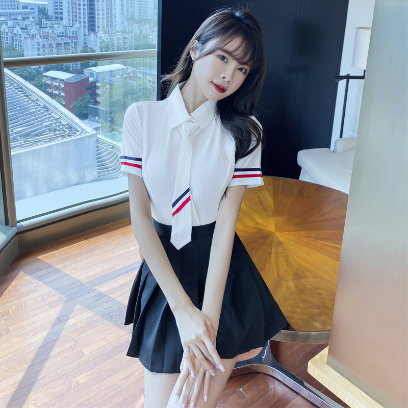 酒店KTV公主服减龄制服百褶裙套装夜场SPA工作服足浴店足疗技师服