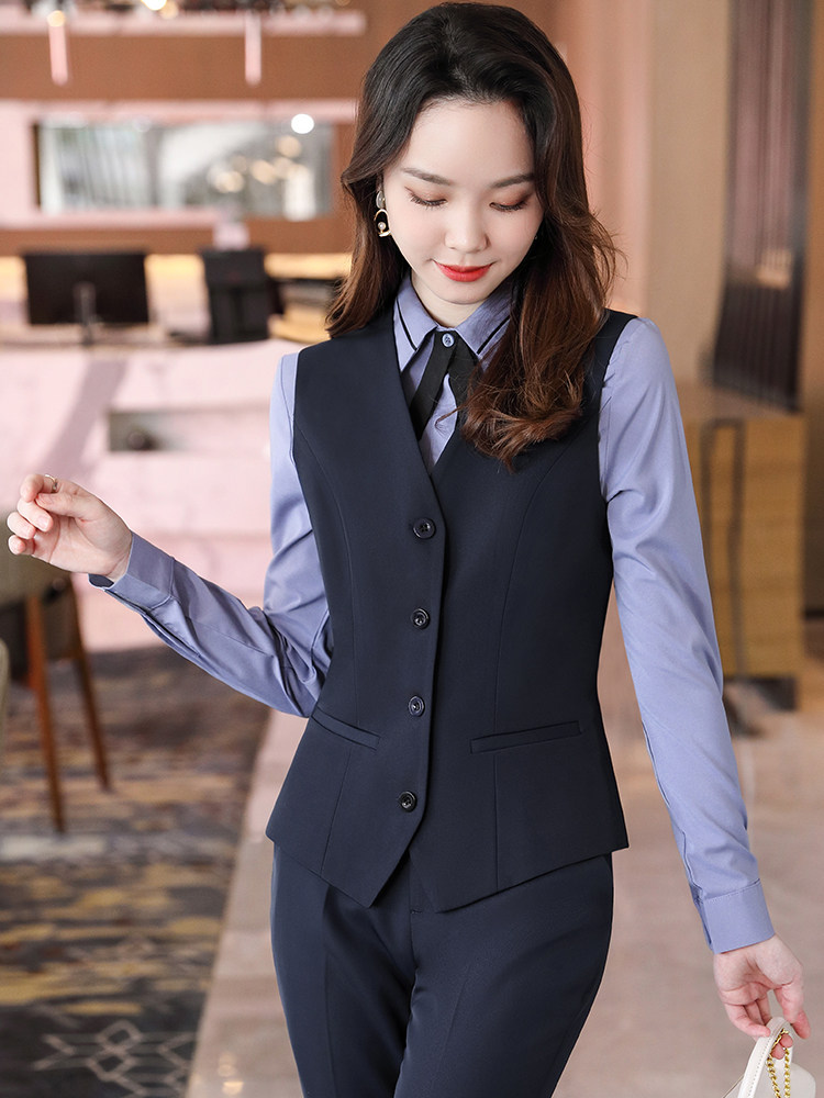 여성을 위한 전문 정장 봄 가을 겨울 기질 호텔 프런트 직원 작업복 정장 재킷