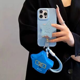 星星零钱包支架带手绳oppo a6v奇葩a5x/a3i/A6max手机壳Findx9s pro/8s+/7/6女款OPPOReno16pro/15c/14/13/12