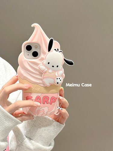 小红书帕恰狗冰淇淋K10K9X/A1/5g/a57Aa97a93s小狗狗软OPPOA58x手机壳Findx6/5/4/3可爱OPPO Reno10/9/8pro/7