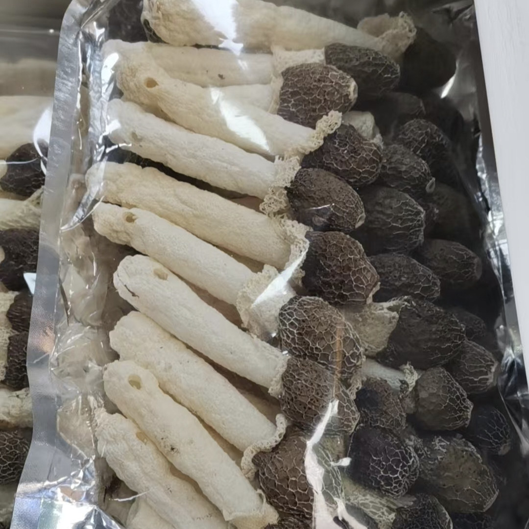 当季新货无硫竹荪食用菌菇煲汤农家竹荪长裙干货250g竹笙菌菇火锅