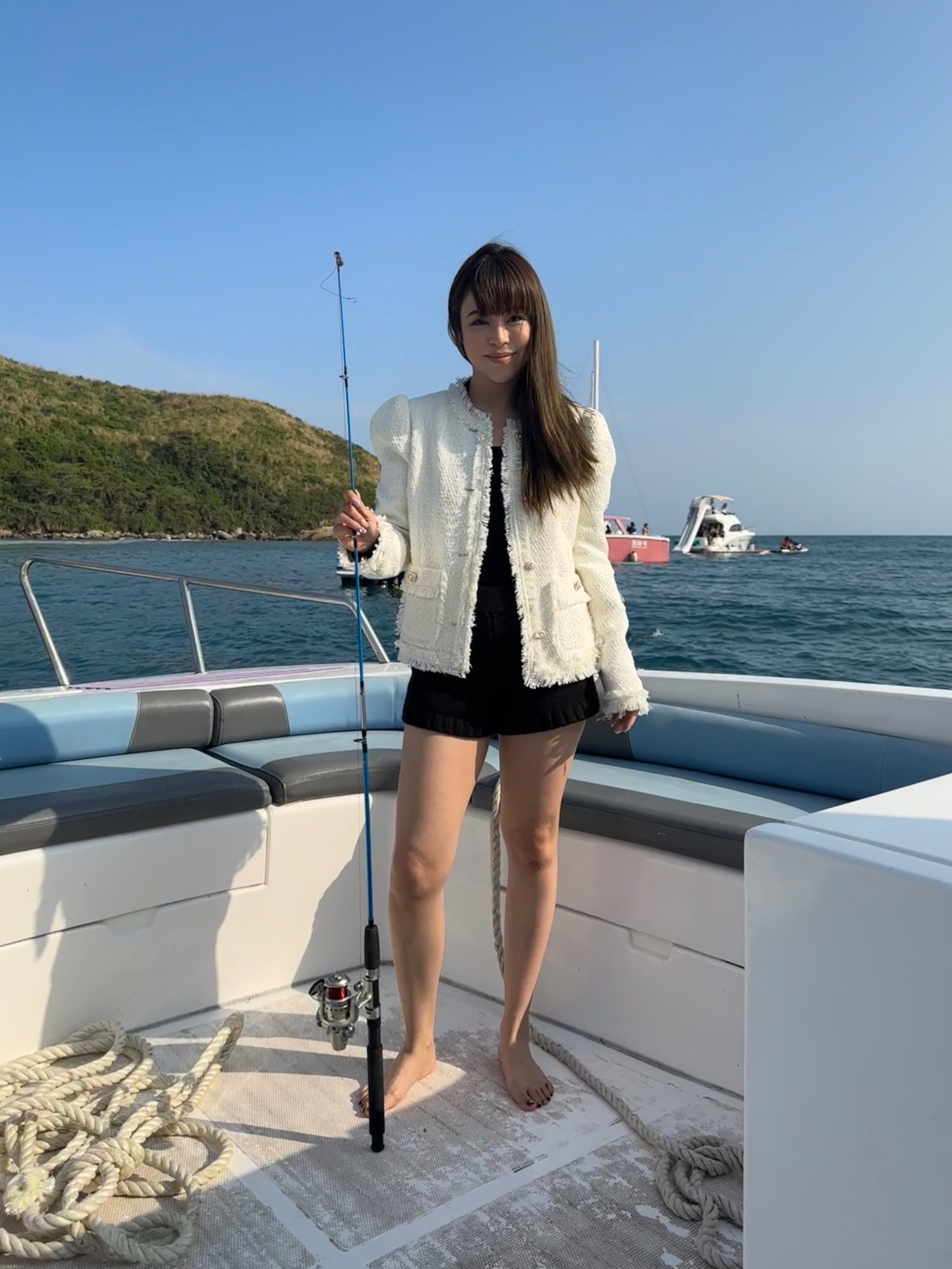 3ts法式小香风高级感百搭外套