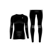 滑雪速干衣情侣款 保暖压缩肌群功能内衣男女户外跑步运动徒步套装