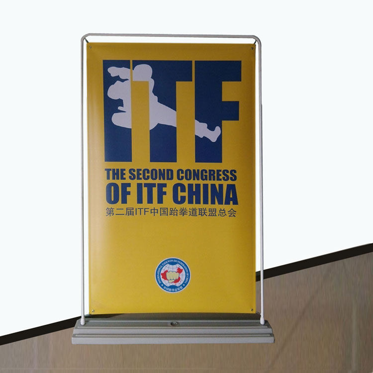 注水门型展架大尺寸120 200广告铁质门形式架易拉宝制作海报架子