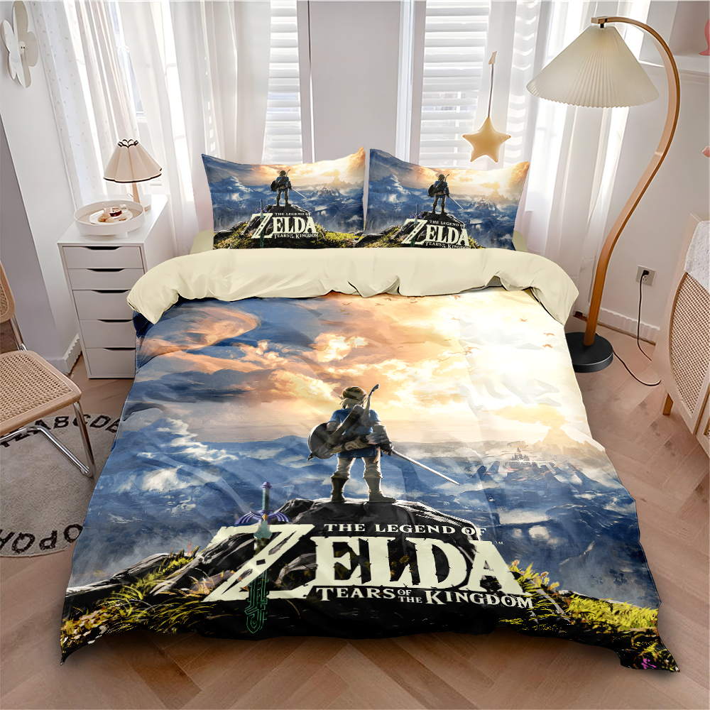 塞尔达传说周边卡通床品3四件套