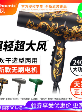 火之凤吹风机5610H正品理发店发型师发廊专用风力速干造型大功率
