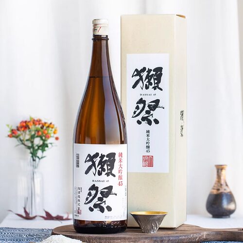 獭祭纯米大吟酿 日本山田锦清酒45四割五分 1.8L 1800ml 新日期