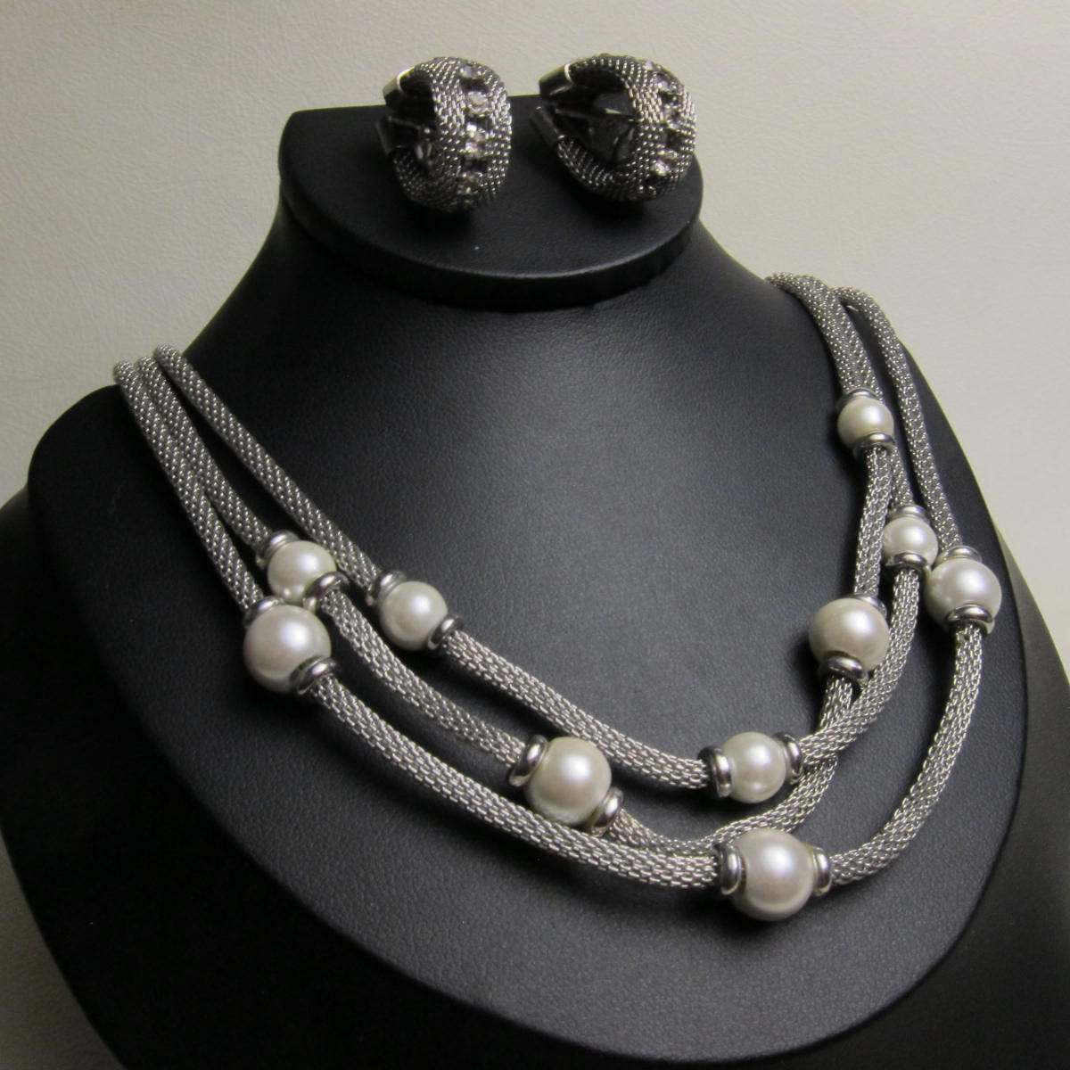 【AK 品牌款】银网多层珍珠项链  赠:耳夹~Jessie的维琴察 中古,个性定制/设计服务/DIY,其它饰品定制,淘宝优惠券,粉丝福利购,淘宝优惠卷