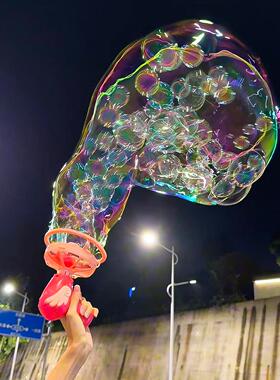 2025新款全自动天使泡泡机儿童手持大孔泡中泡超大玩具无毒泡泡液