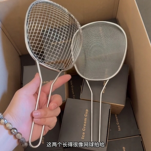 厨房好物过滤网漏勺不锈钢食品级漏网细网油炸捞网煮面火锅过滤勺