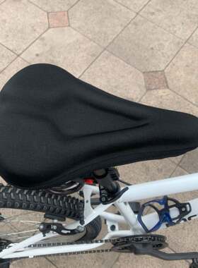 适用迪卡侬20/24寸儿童自行车座套超软st100/120/500坐垫套车座套