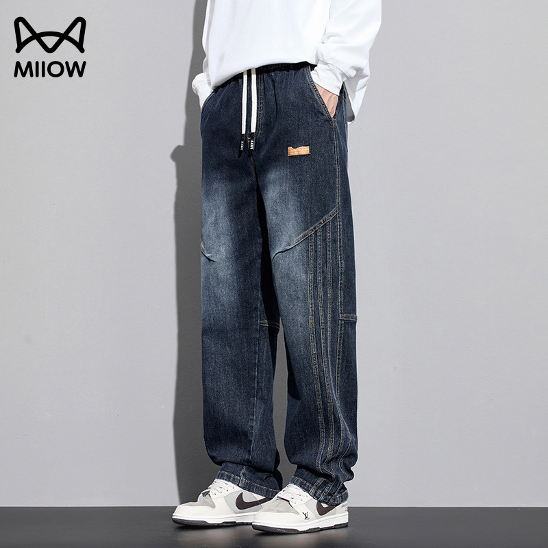 猫人牛仔裤男款春秋季新款