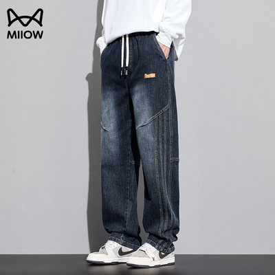 猫人牛仔裤男款春秋季新款