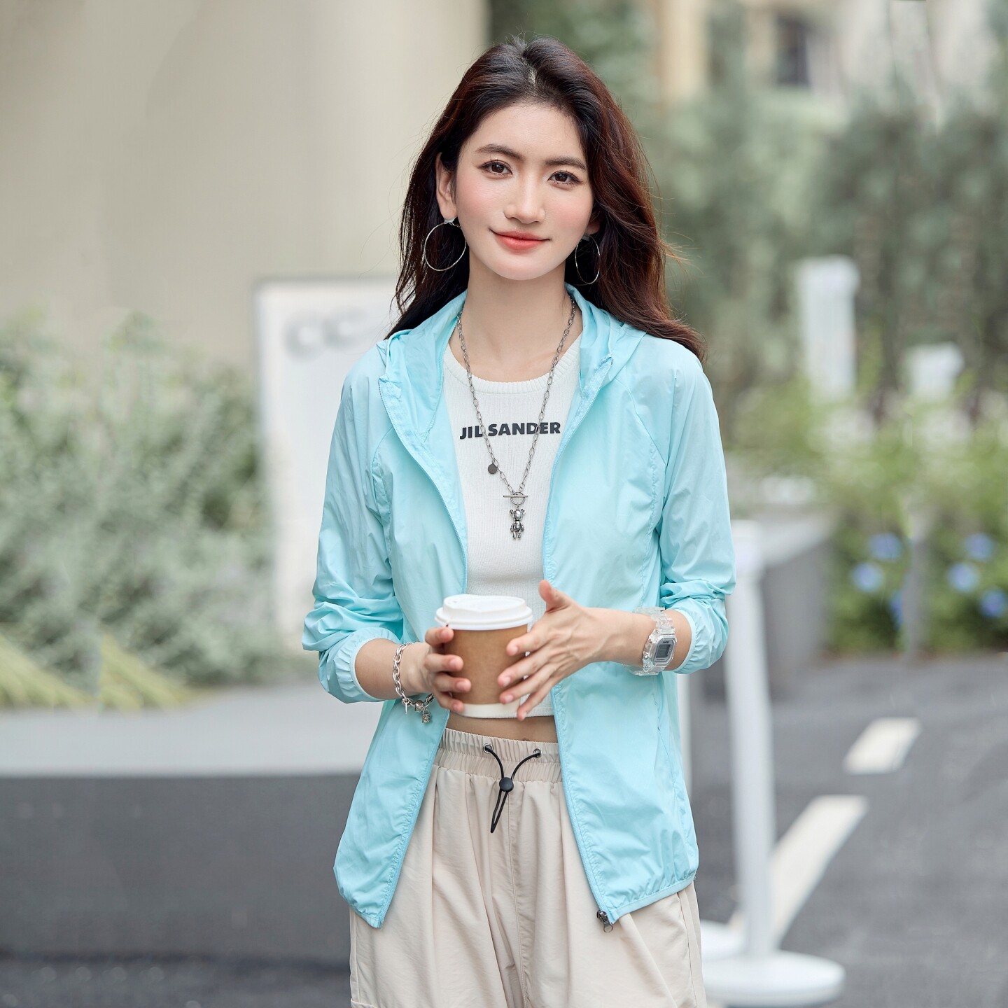 女士运动风衣2026春秋夏季单层薄款防风外套超薄防风服轻薄防风衣