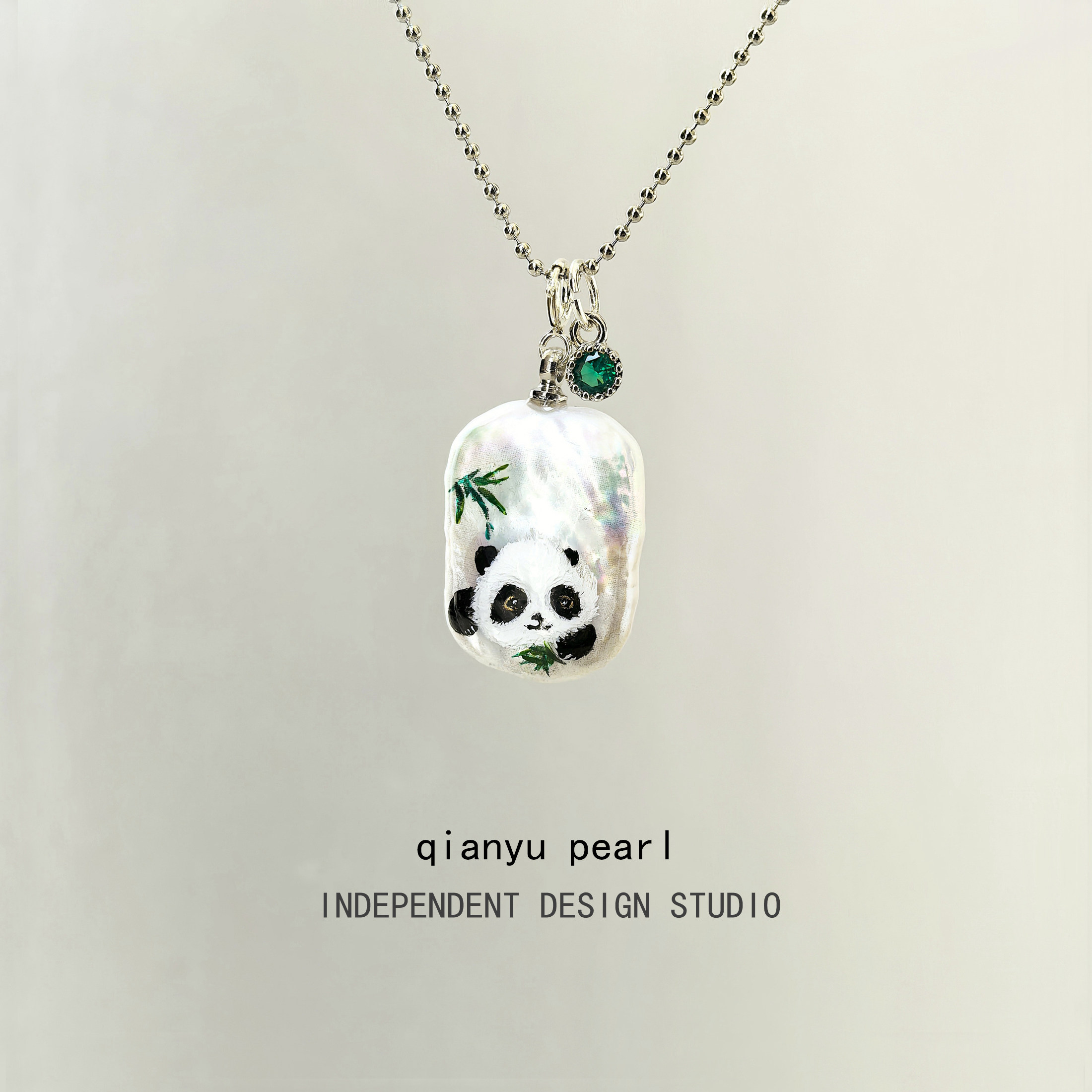 新中式大熊猫天然珍珠项链女手绘巴洛克高级感小众百搭吊坠毛衣链,珠宝/钻石/翡翠,颈饰,淘宝优惠券,粉丝福利购,淘宝优惠卷