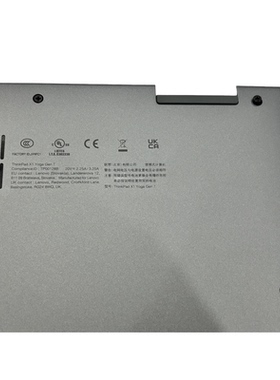 联想 X1 YOga 7th 底壳 5G D壳 2022款 WWAN版 外壳 5M10V75649