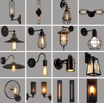 铁艺复古怀旧风咖啡厅吊灯