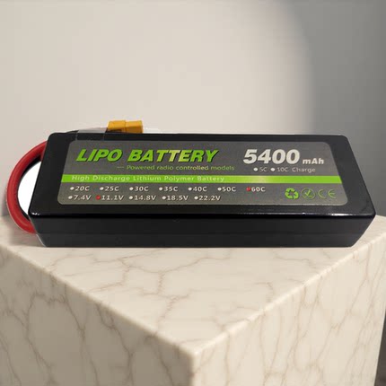 硬壳高倍率锂电池5400mAh 7.4V2S 11.1V3S 14.8V4S航模车模锂电池