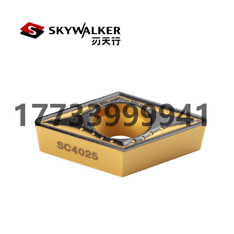 刃天行内孔菱形数控刀片DCMT11T304-PL DCMT11T308-PH SC4025钢件