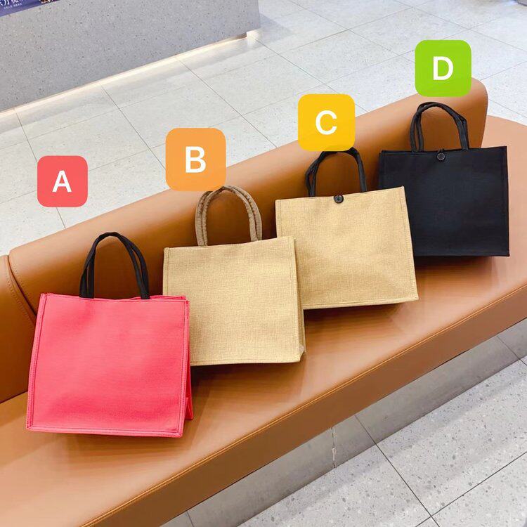 热卖亚麻手提袋大容量礼品袋大号小号手拎包可印各种图案印LOGO