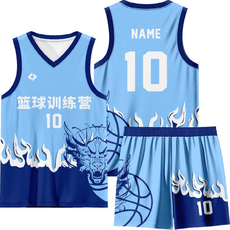 美式篮球服定制套装男夏季学生运动比赛队服训练背心大码球衣订制