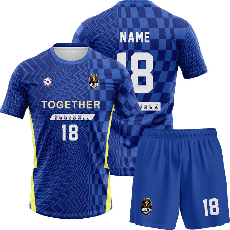 儿童足球服套装男童训练服长袖春小学生足球比赛队服女童运动定制