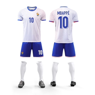 2024欧洲杯法国队球衣10号姆巴佩吉鲁足球服比赛训练服男儿童套装