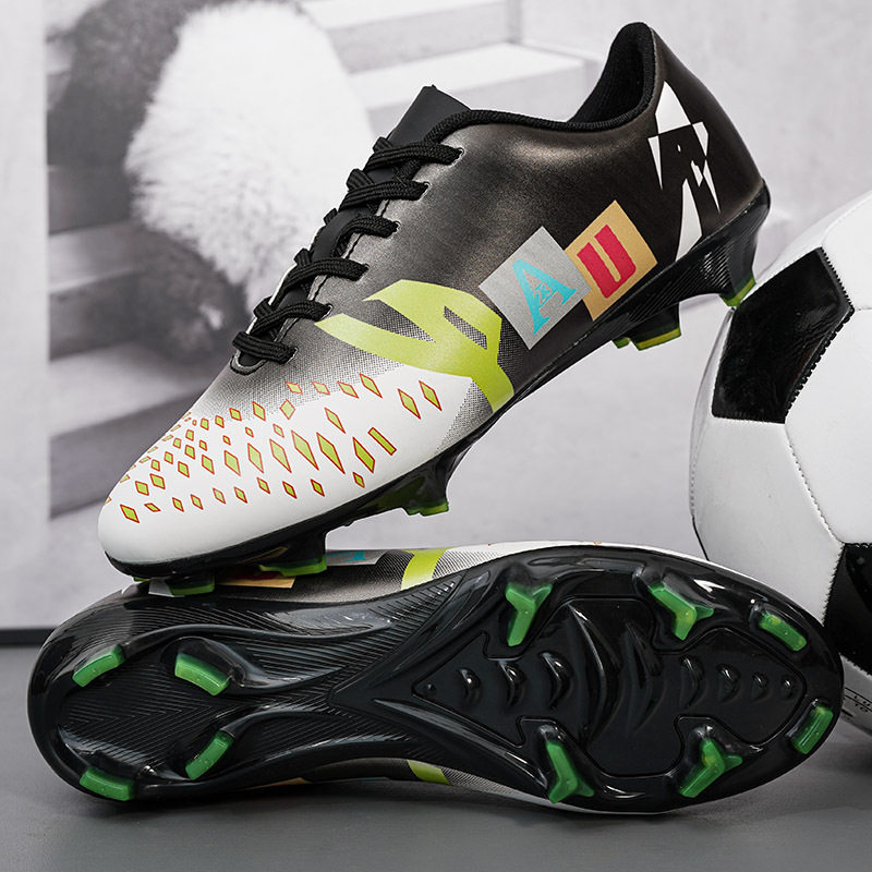 新款足球鞋男女青少年户外训练长钉碎钉专业足球鞋防滑运动鞋