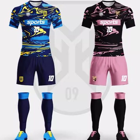 足球球衣双面穿正反面比赛训练队服成人短袖复古足球服套装男定制